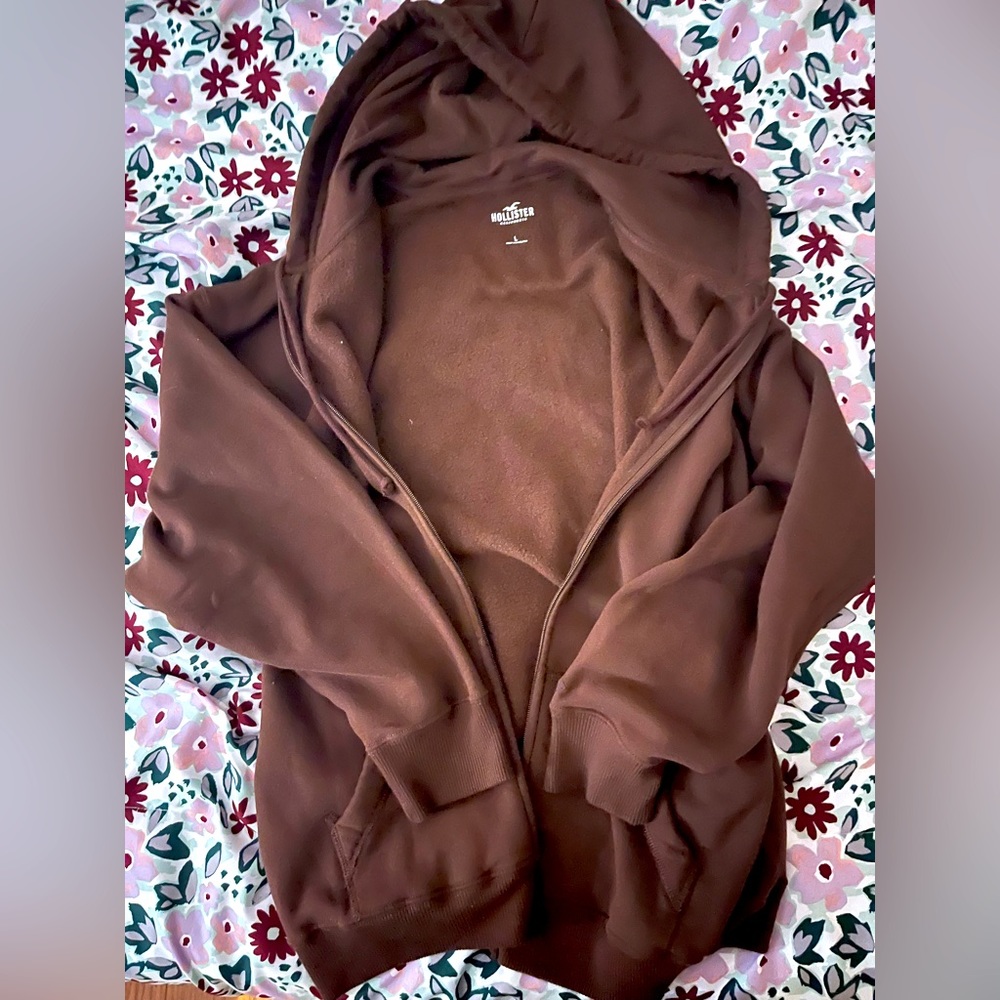 Hollister zip up hoodie